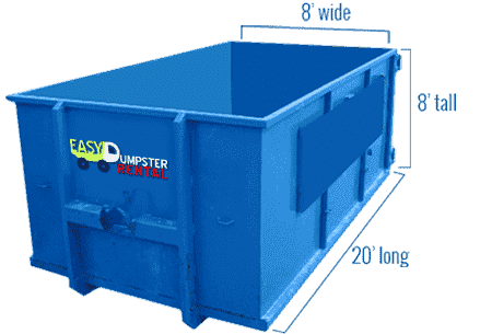 xl dumpster - easy dumpster rental