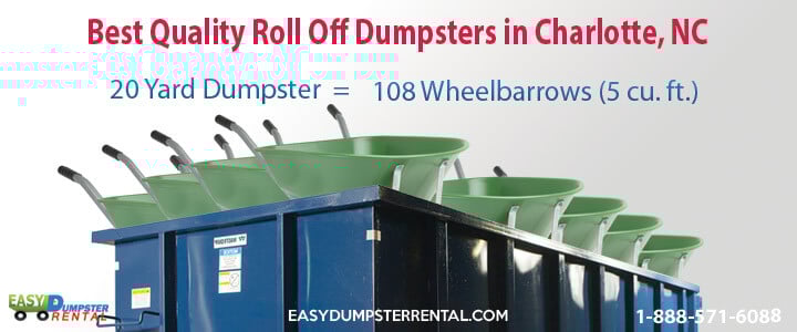 Best Quality Roll Off Dumpsters in Charlotte, NC