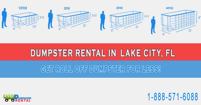 Get Roll Off Dumpster For Less in Lake city florida