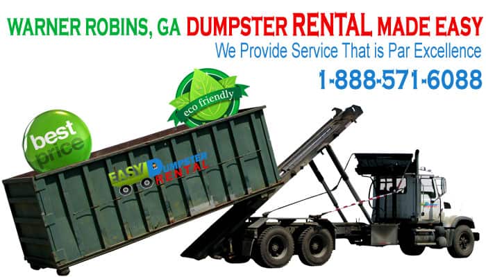 Dumpster Rental Warner Robins, GA | SAVE $15 NOW