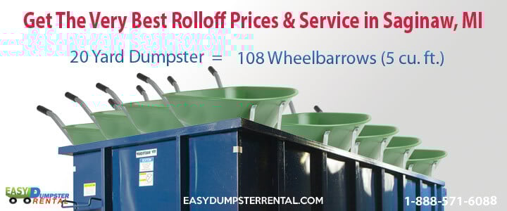 Get The Very Best Rolloff Prices & Service in Saginaw, MI